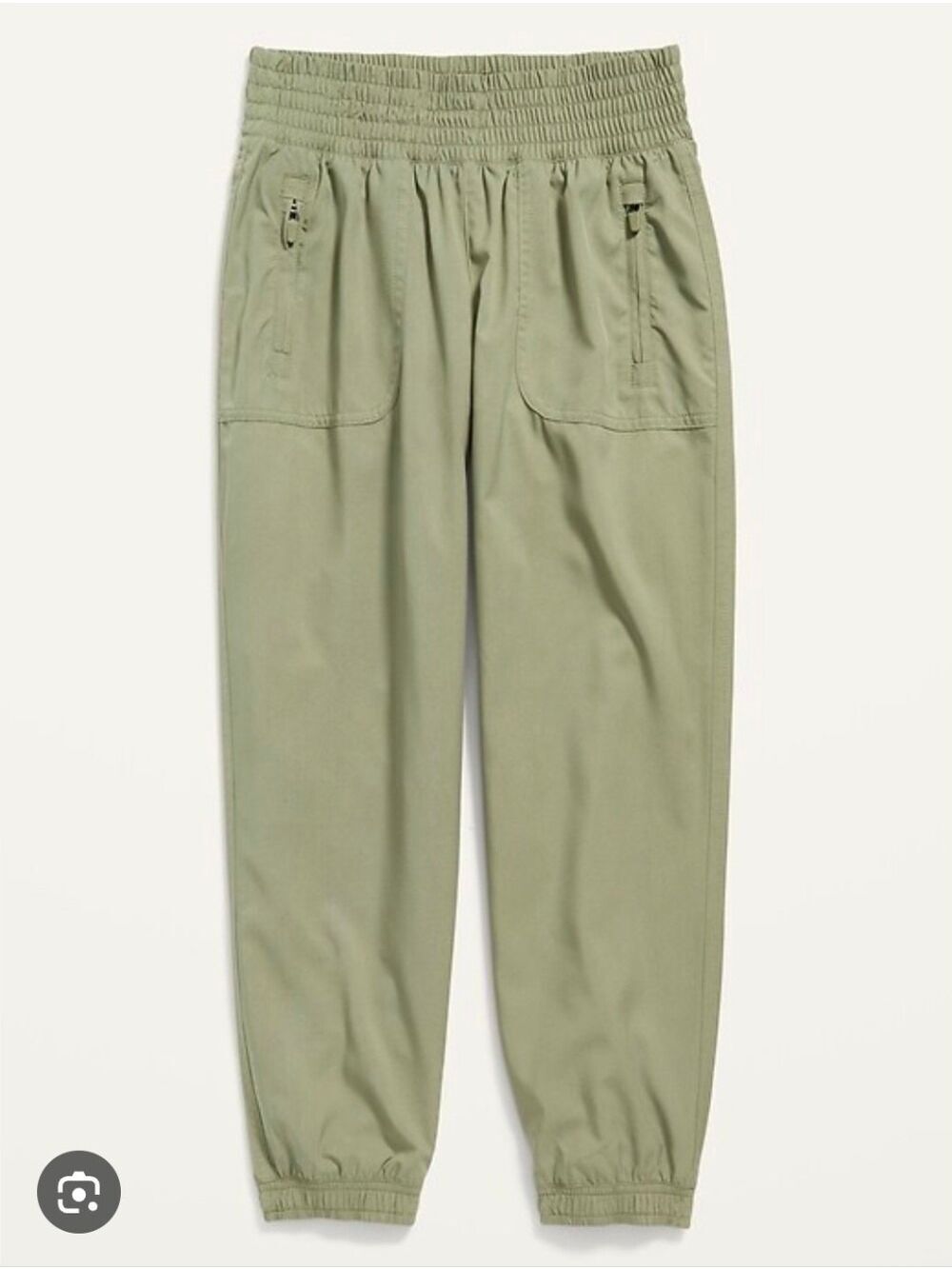 Girl's Old Navy High Waist Zip-Pocket Joggers